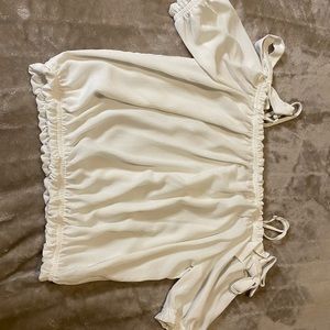 White Off the Shoulder Top